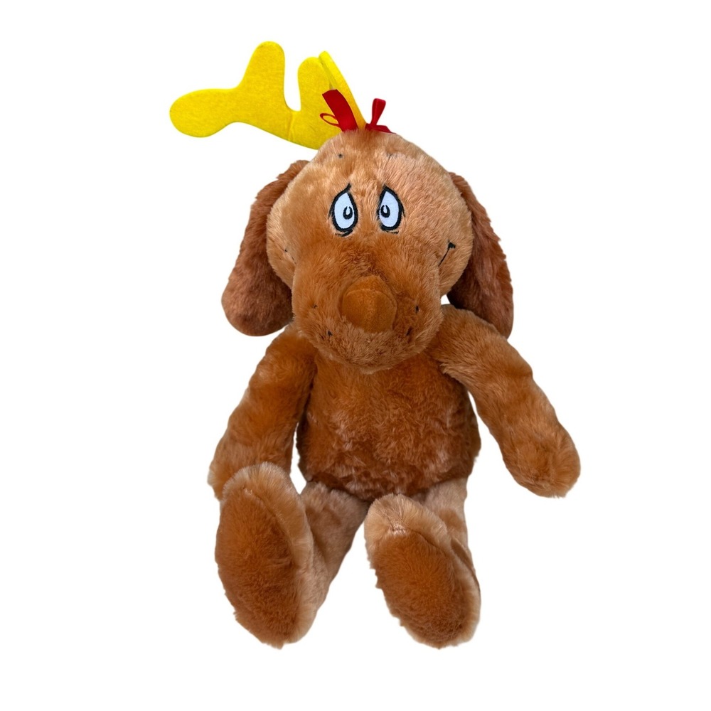 Dr Seuss Max the Dog Plush Grinch Stole Christmas Kohls Cares Antler 15 inch